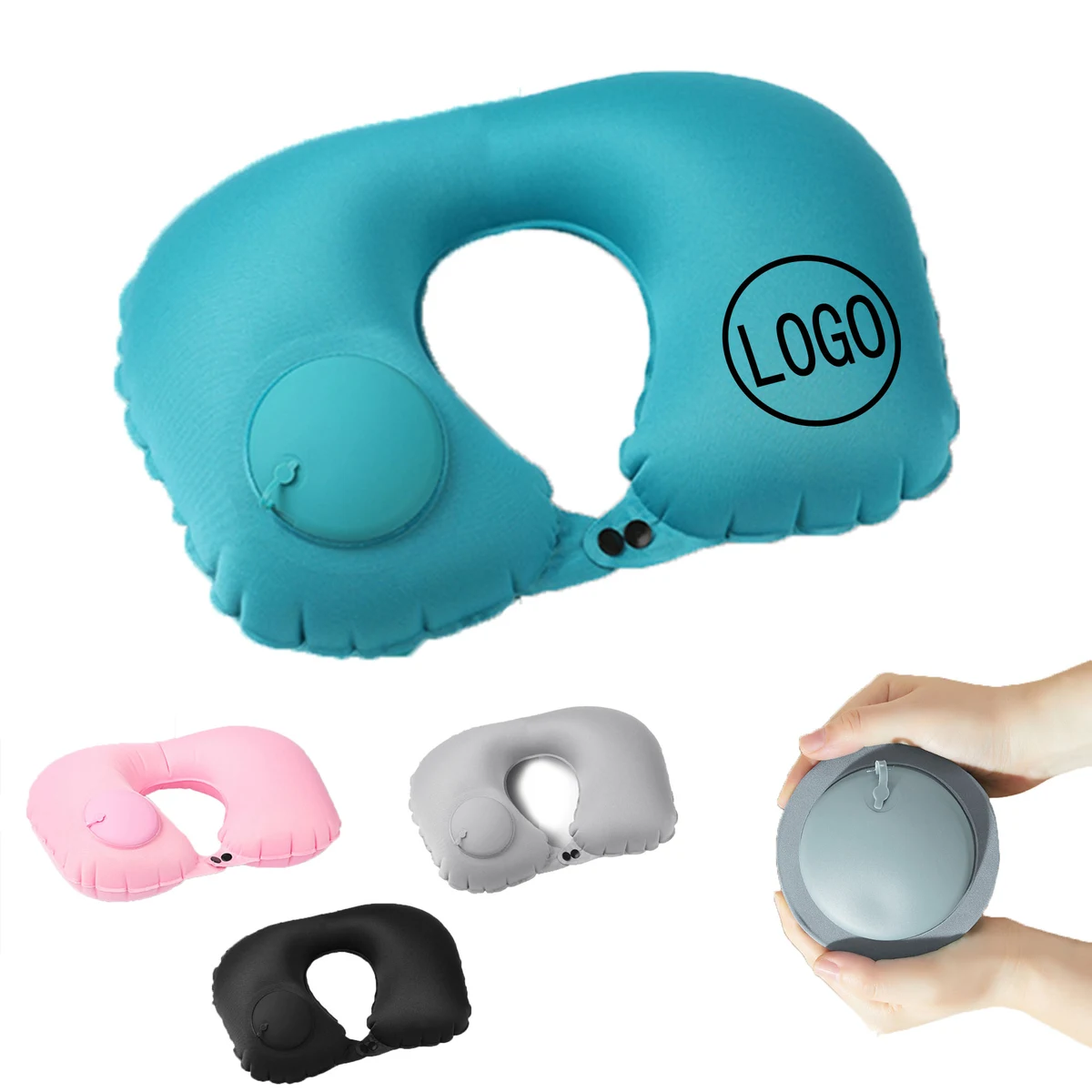 Portable Travel Inflatable Neck Pillow 1