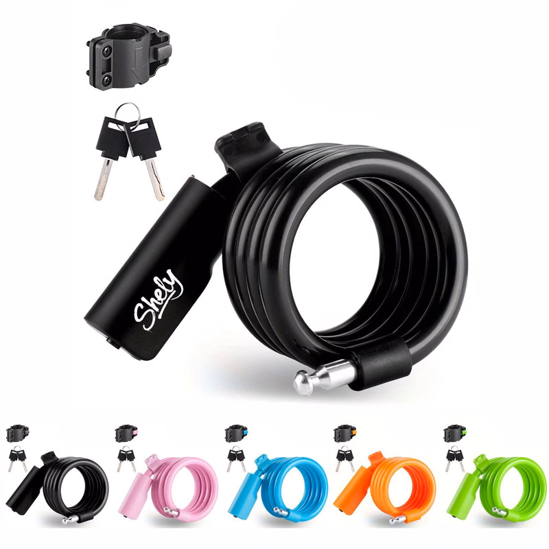 Portable Anti Theft PVC Bike Cable Lock