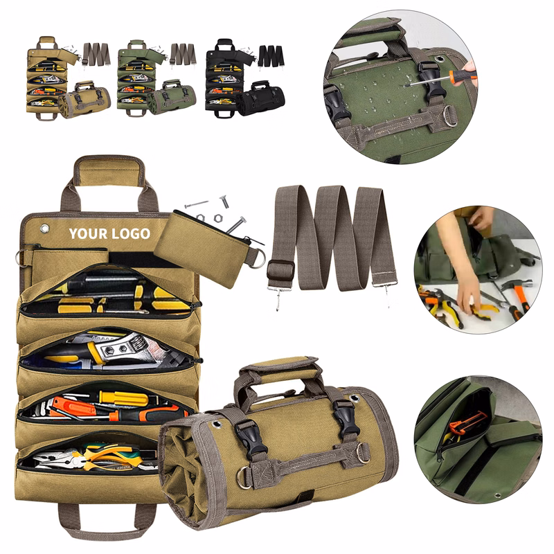 Waterproof Oxford Storage Tote With Roll Up Design