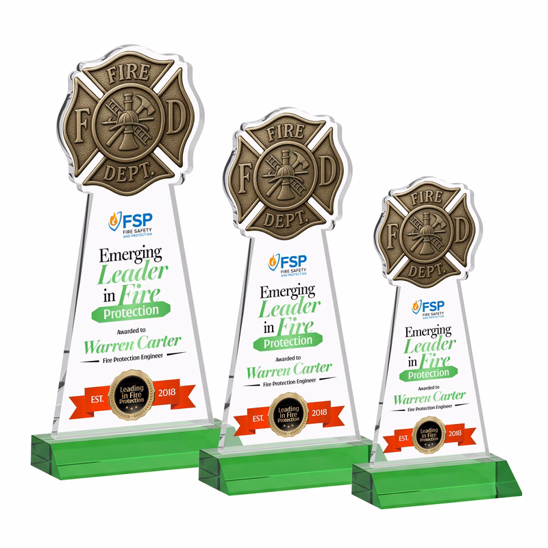 Fire Dept VividPrint™ Award - Green
