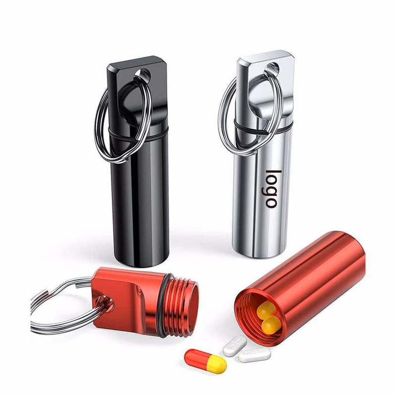Metal Pill Organizer Case