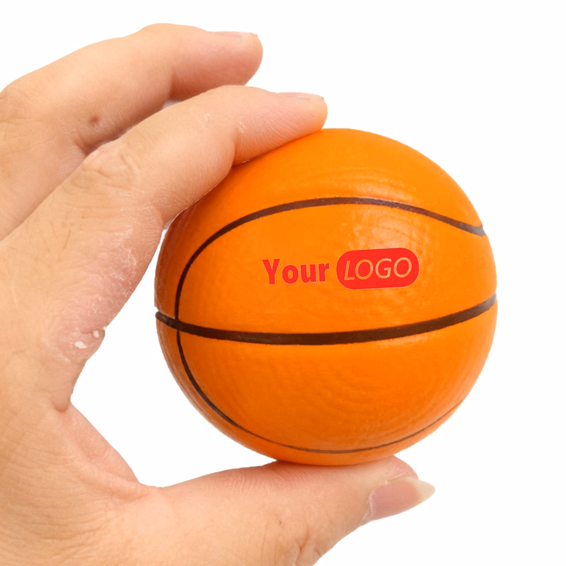 Basketball-Themed Stress Relief Ball