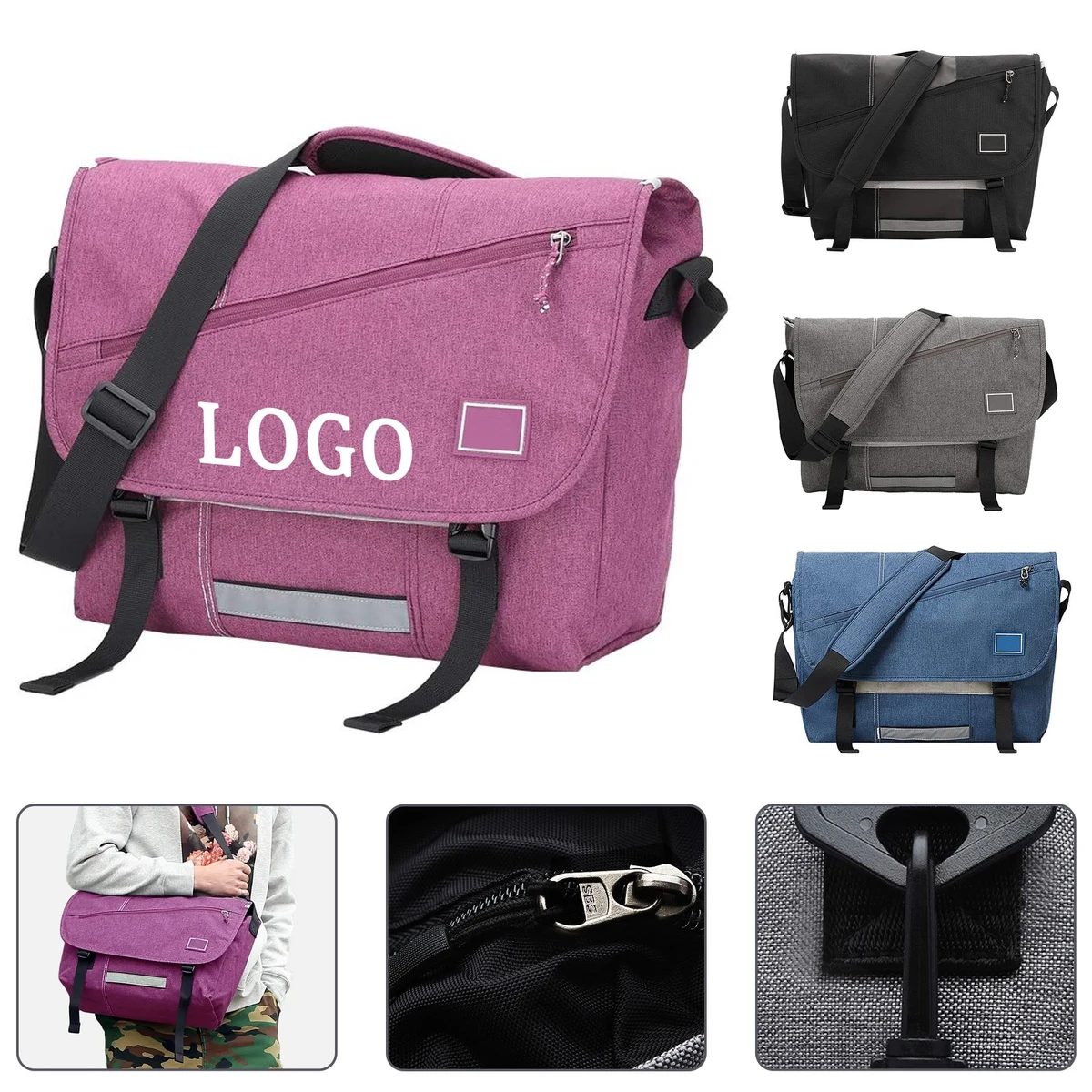 15.6 inch Messenger Bag 1