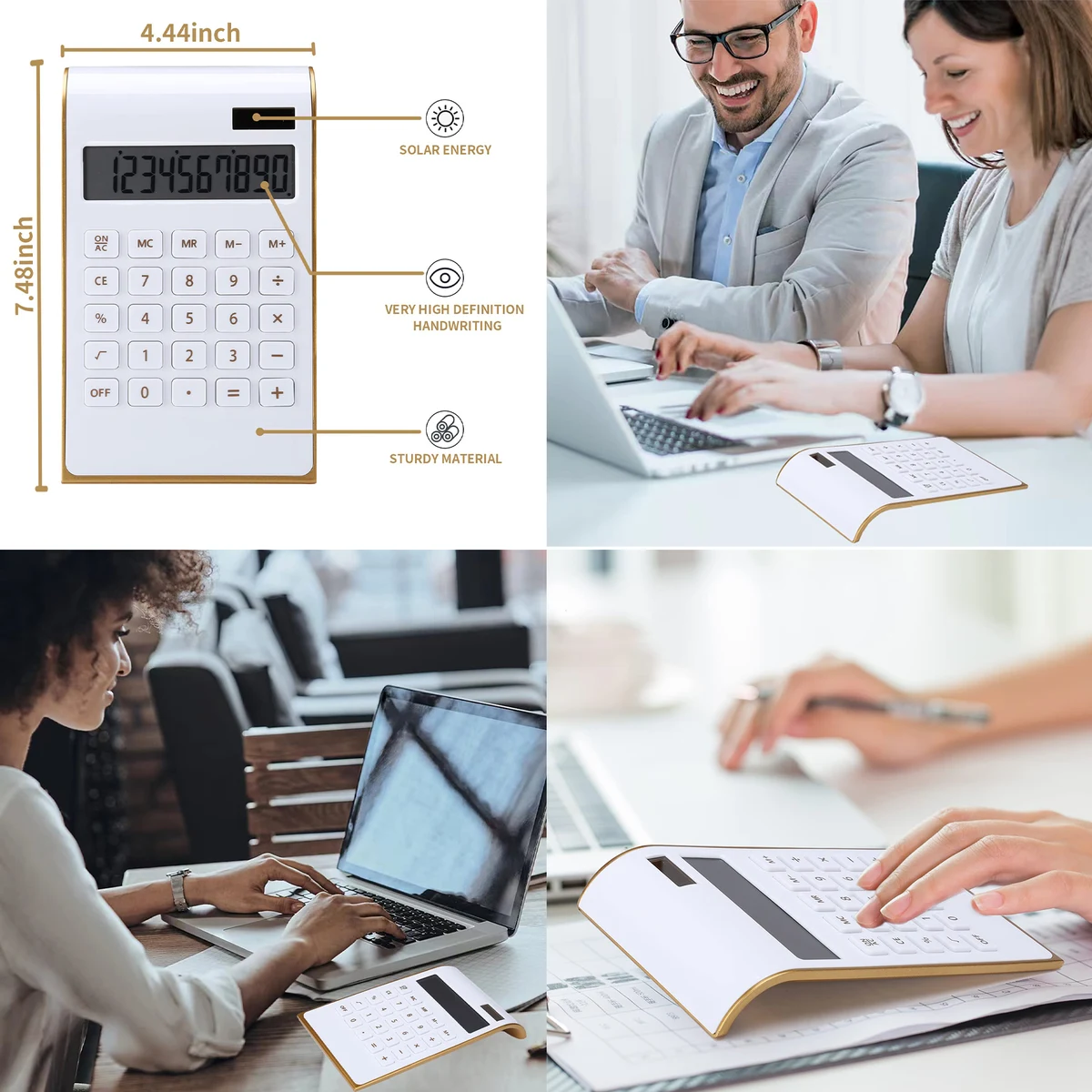 Dual Powered Desktop Financial Calculator 1