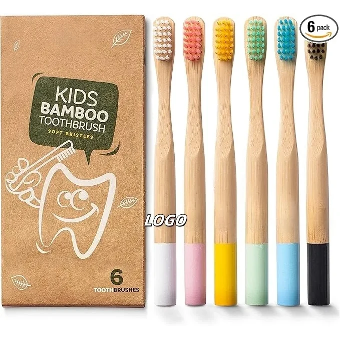 Children's Bamboo Toothbrush Set 1