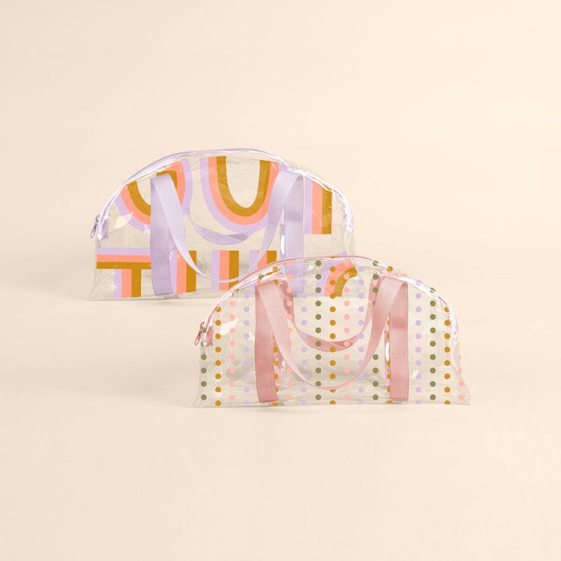 MINI SOMEWHERE TOTE - CLEAR VINYL