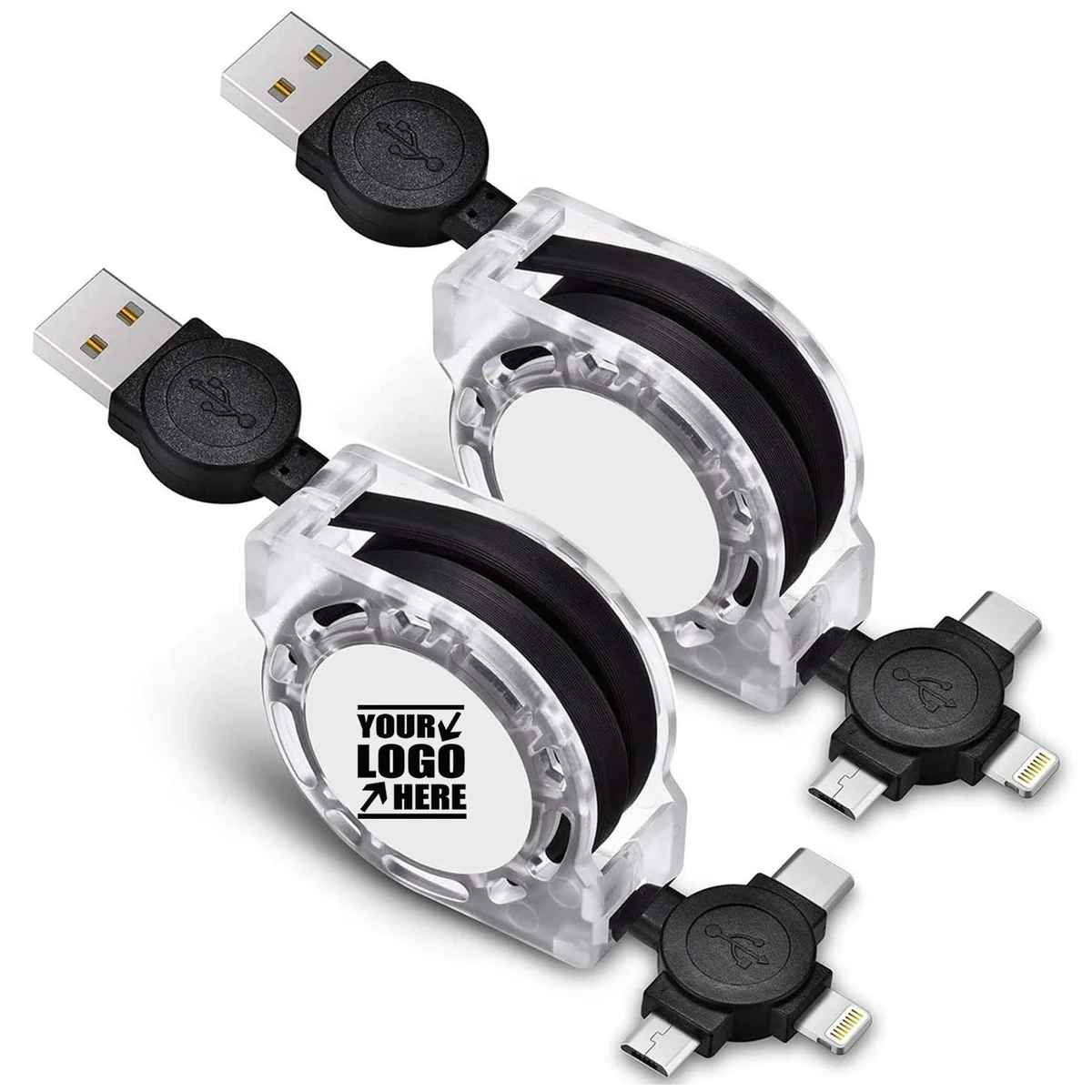 5Ft/1.5m Retractable Fast Charger Cord 1