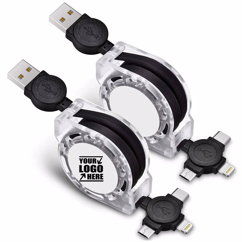 5Ft/1.5m Retractable Fast Charger Cord