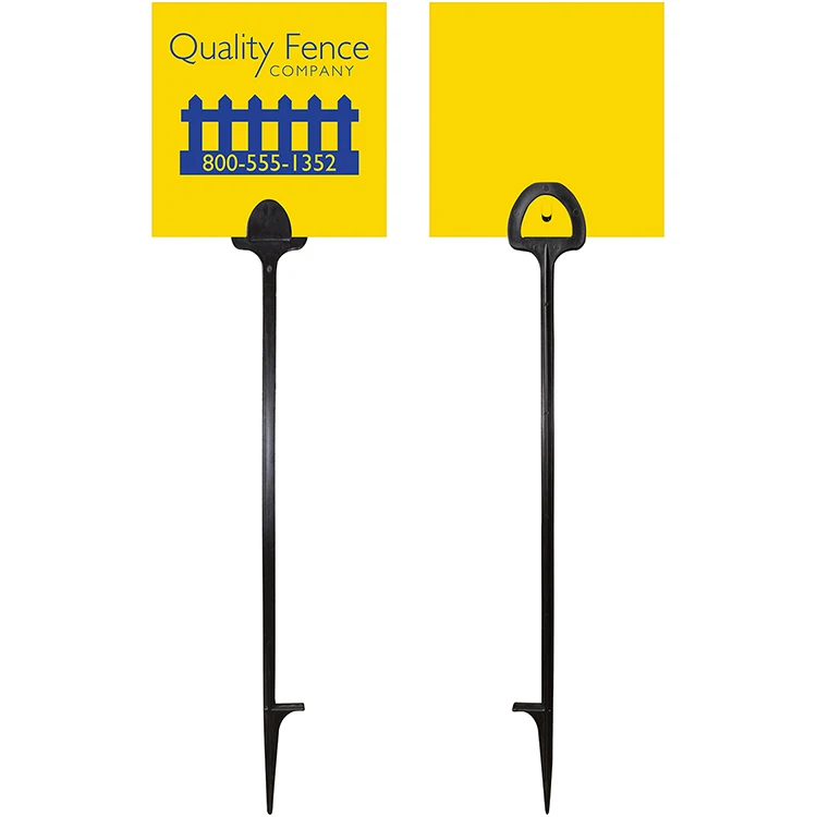 6" x 6" Value Marking Signs - Two Color Front & Solid Color Back 1