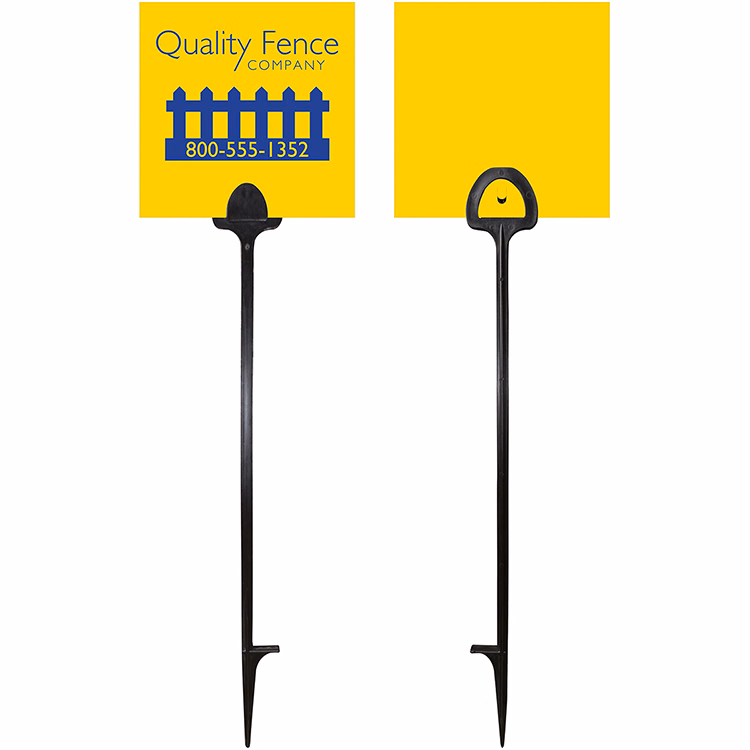 6" x 6" Value Marking Signs - Two Color Front & Solid Color Back