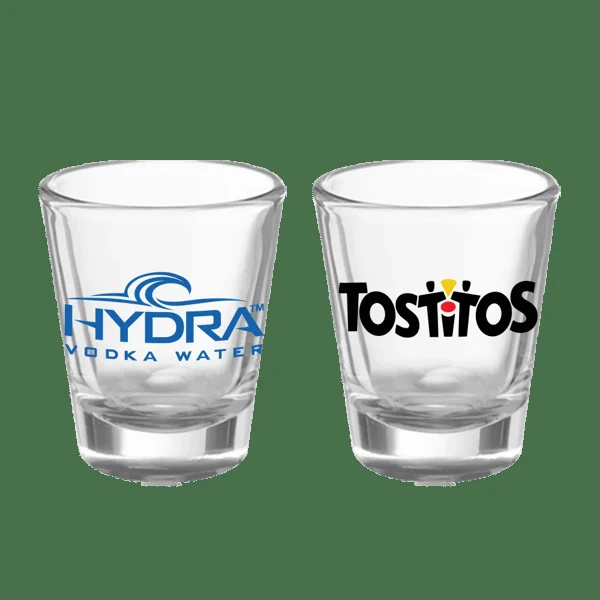 Straight Up 1.75 oz Clear Glass Shot Glasses 1