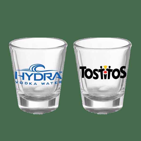 Straight Up 1.75 oz Clear Glass Shot Glasses