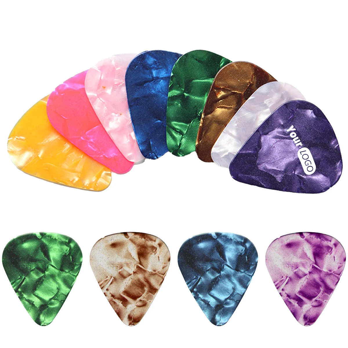 Abs Expressive Lightweight Celluloid Guitar Picks For All Styles 1