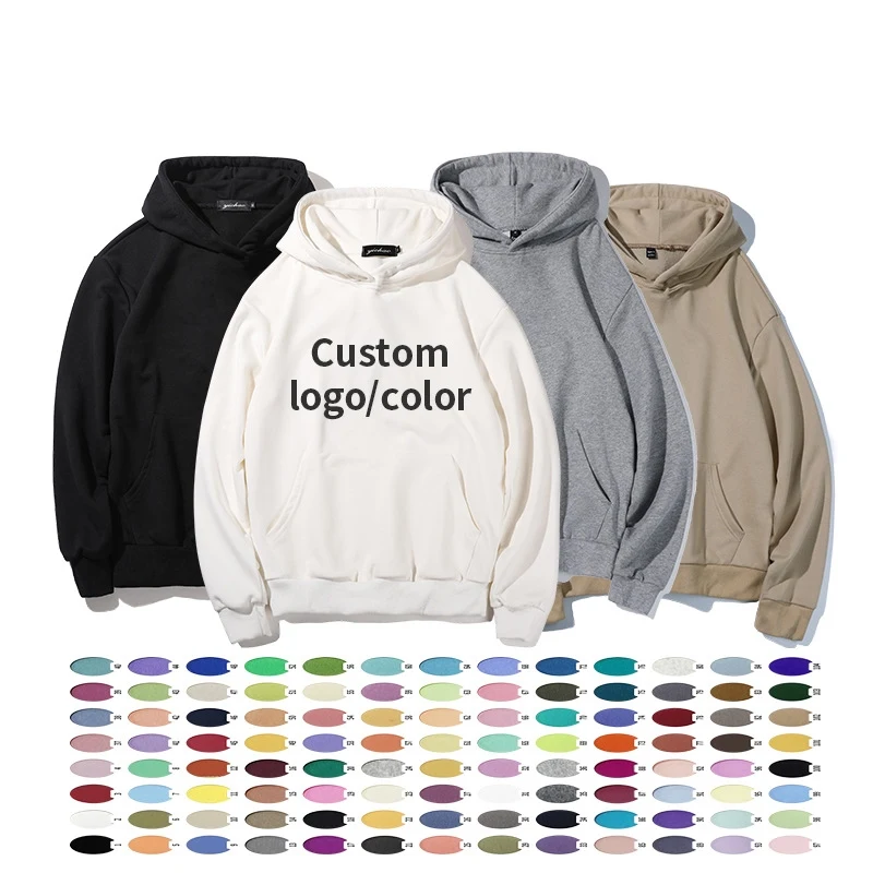 Custom Cotton Hoodie Sweatshirts, custom hoodie or sweatshirt with logo imprint 1