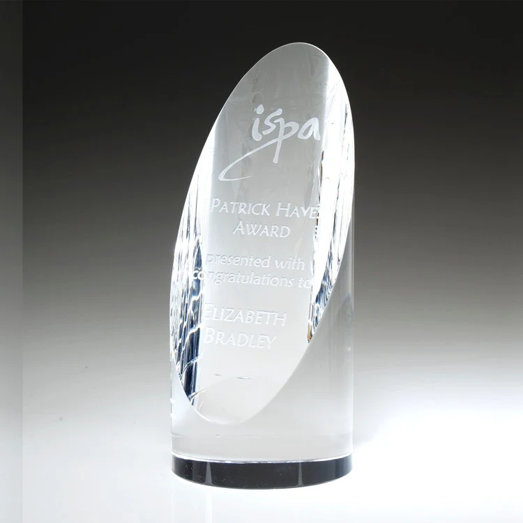 5" Cylinder Crystal Award 1