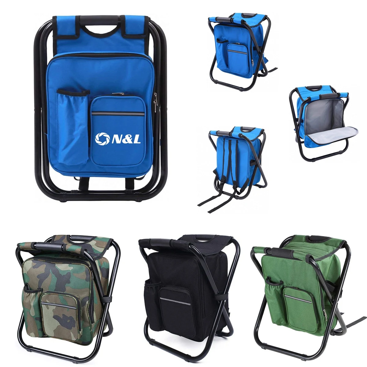 Picnic Cooler Backpack Chair 1