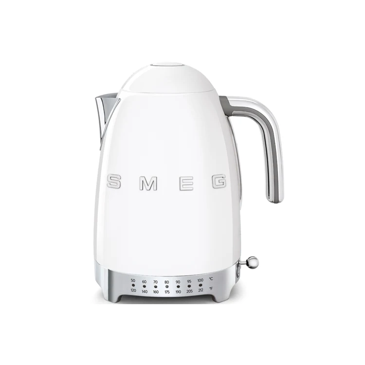 SMEG Variable Temperature Kettle - White Glossy 1