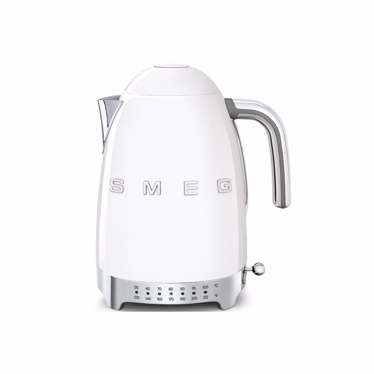 SMEG Variable Temperature Kettle - White Glossy