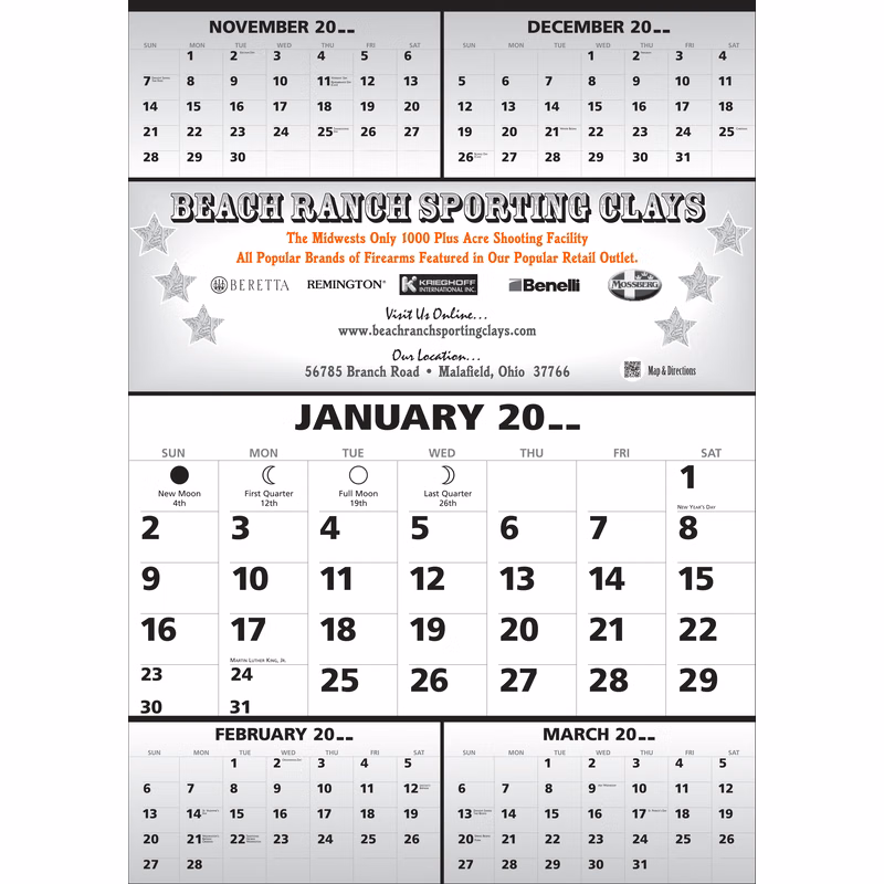 Style 175 Large 12-Sheet Calendar