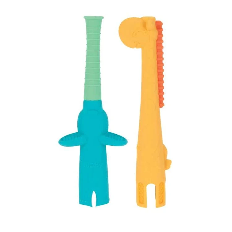 Nuby Tube Teethers Elephant & Giraffe 1