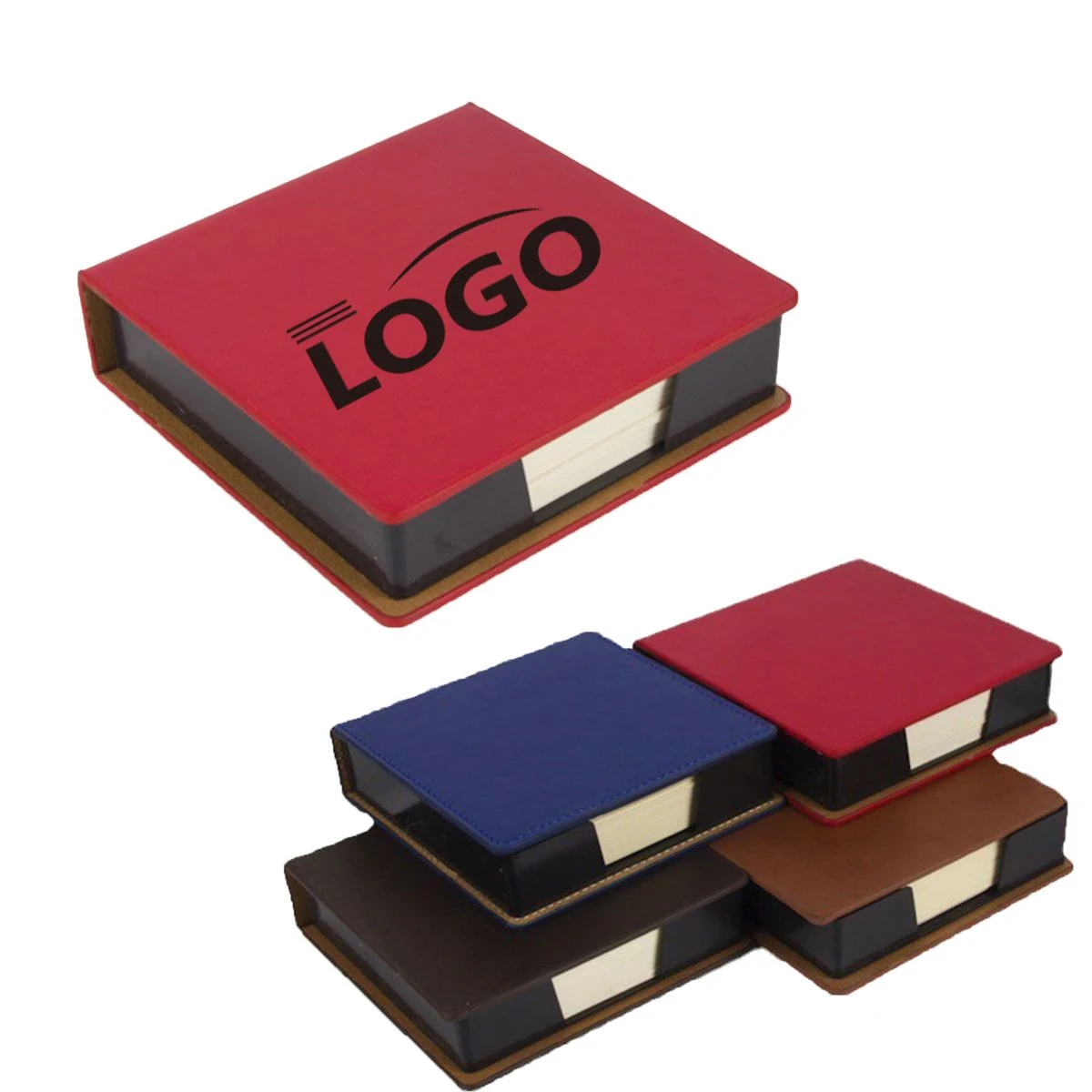 Leatherette Memo Note Box 1