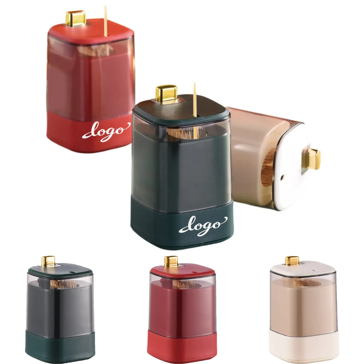 Luxury Square Toothpick Holder 1