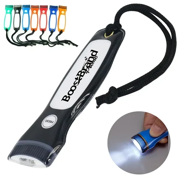 Custom PVC Magnetic Keychain Flashlight with LED — Multi-Use Safety Tool 1