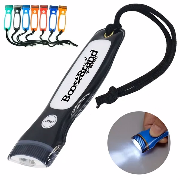 Custom PVC Magnetic Keychain Flashlight with LED — Multi-Use Safety Tool