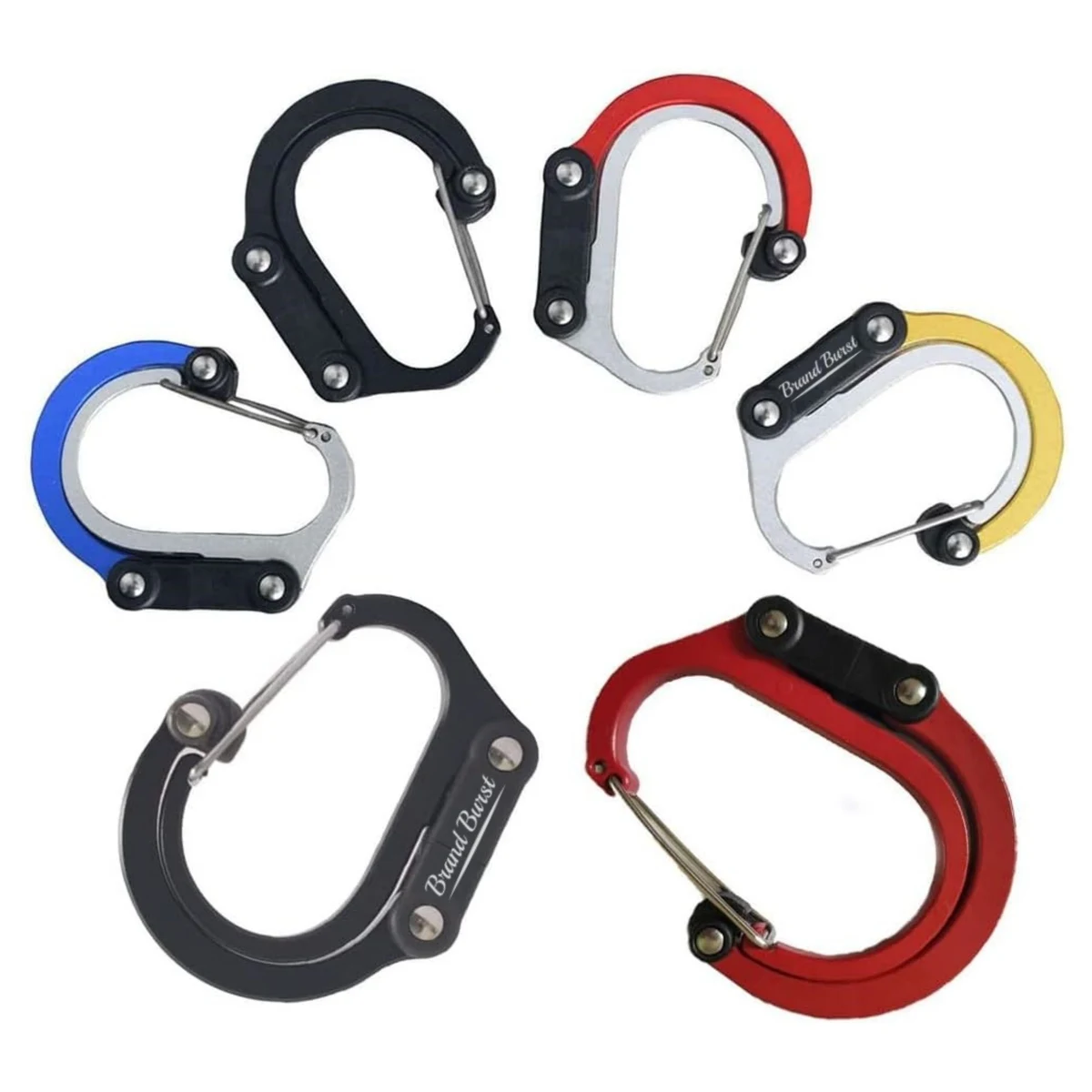 Matel Carabiner Clips, custom sports ball with logo imprint 1