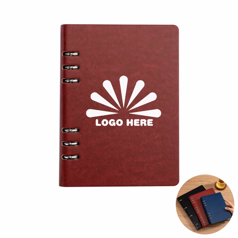 B5 Loose-Leaf Notebook With Customizable Logo