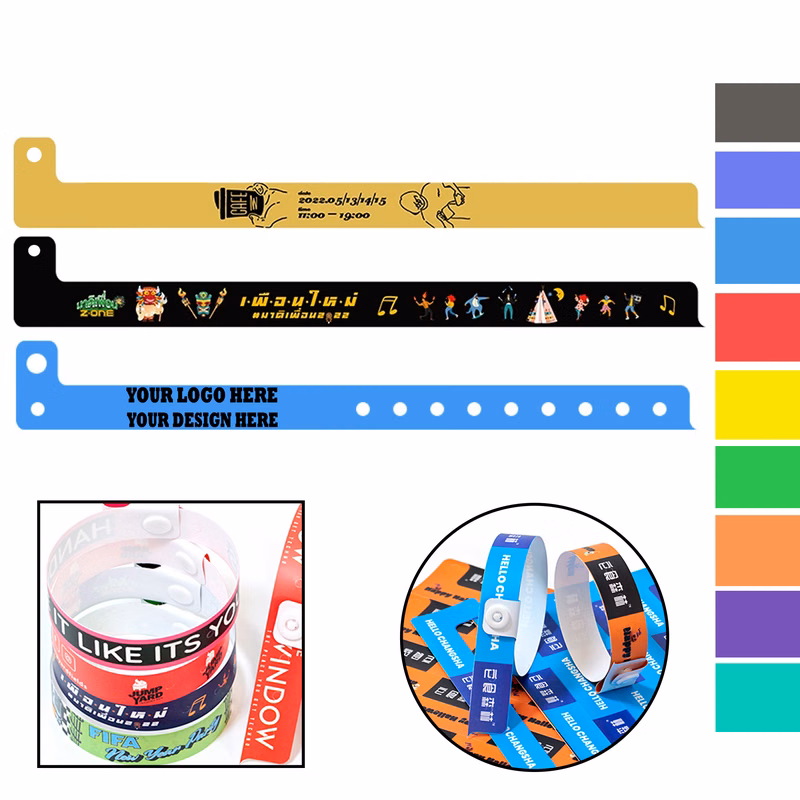 Personalized L-Shaped PVC Movable Compression Wristband
