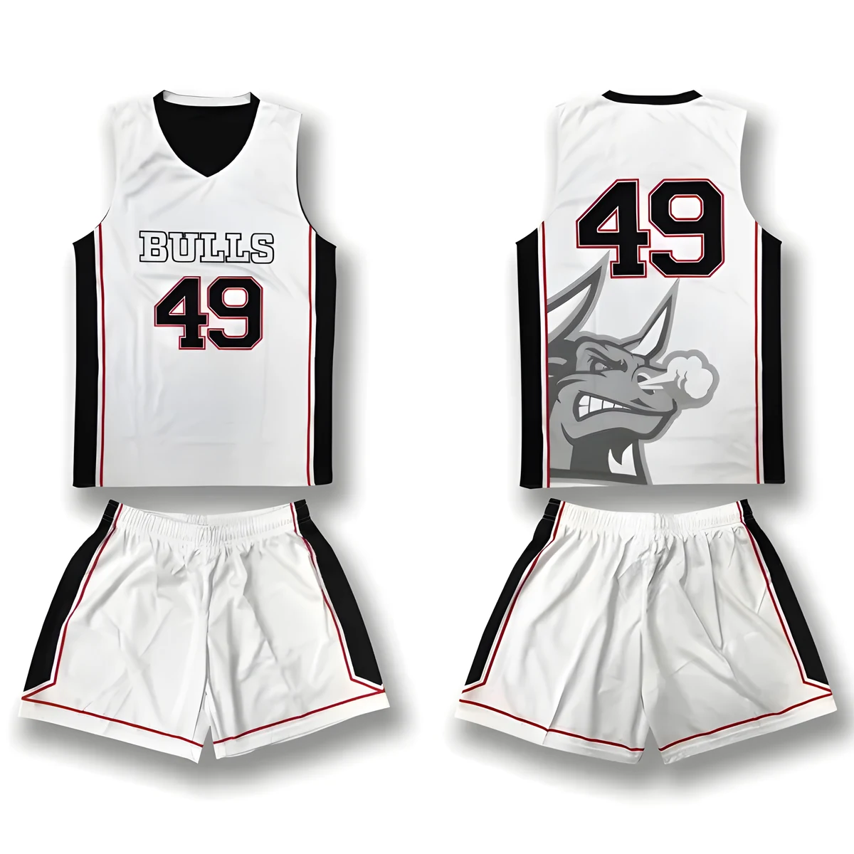 UPHILL™ Custom Basketball Uniform - Jersey and Shorts 1