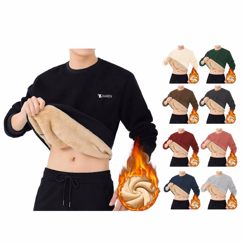 Winter Warm Soft Cozy Fleece Sweatshirt