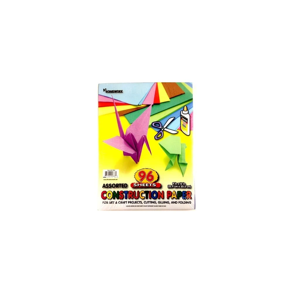 Construction Paper - 96 Sheets 9" x 12" 1