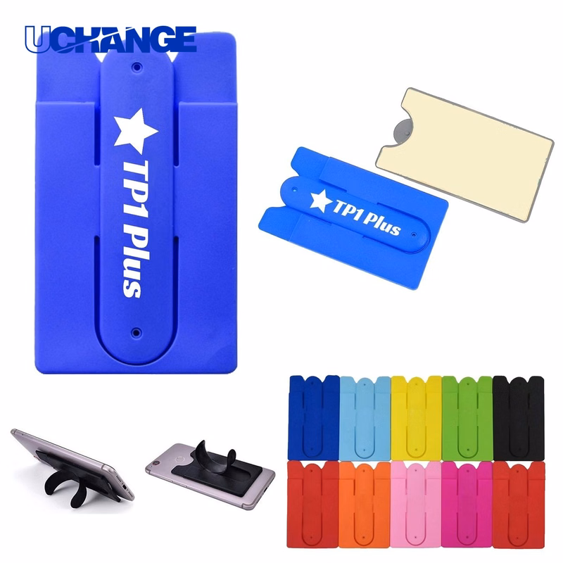 Two In One Silicone Phone Wallet Stand