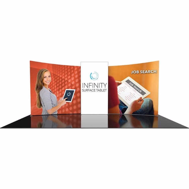 Formulate Designer Series 20ft Fabric Backwall Kit 02