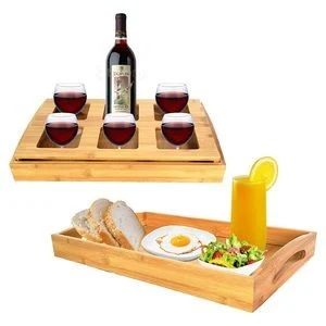 Bamboo Wine Tray 1