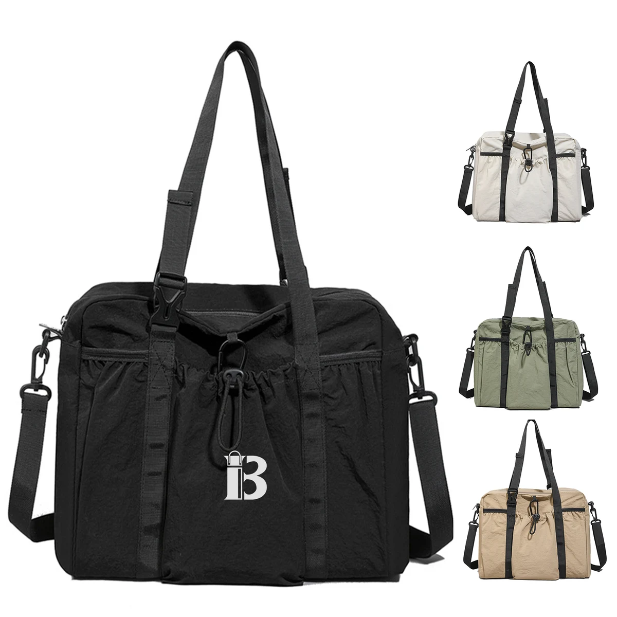 Nylon Lightweight Travel Crossbody Shoulder Tote Bag 1
