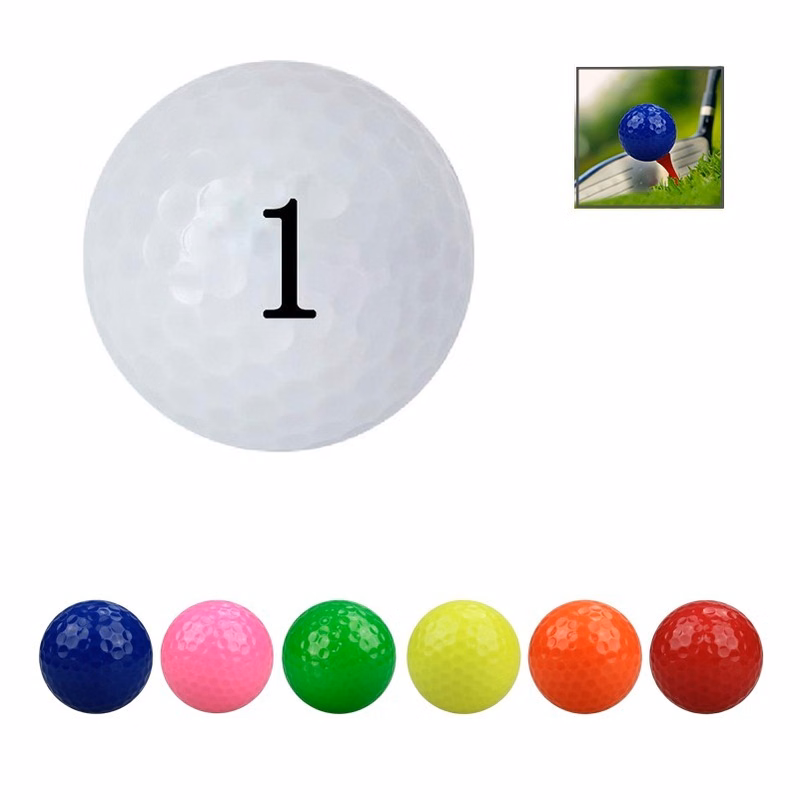 Colored Double-layer Training Golf Ball