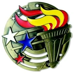 Torch M3XL Die Cast Medal - 2-3/4" 1