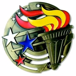 Torch M3XL Die Cast Medal - 2-3/4"