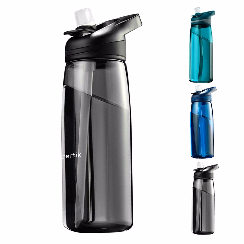 26OZ Summer Plastic Portable Sports Water Bottle
