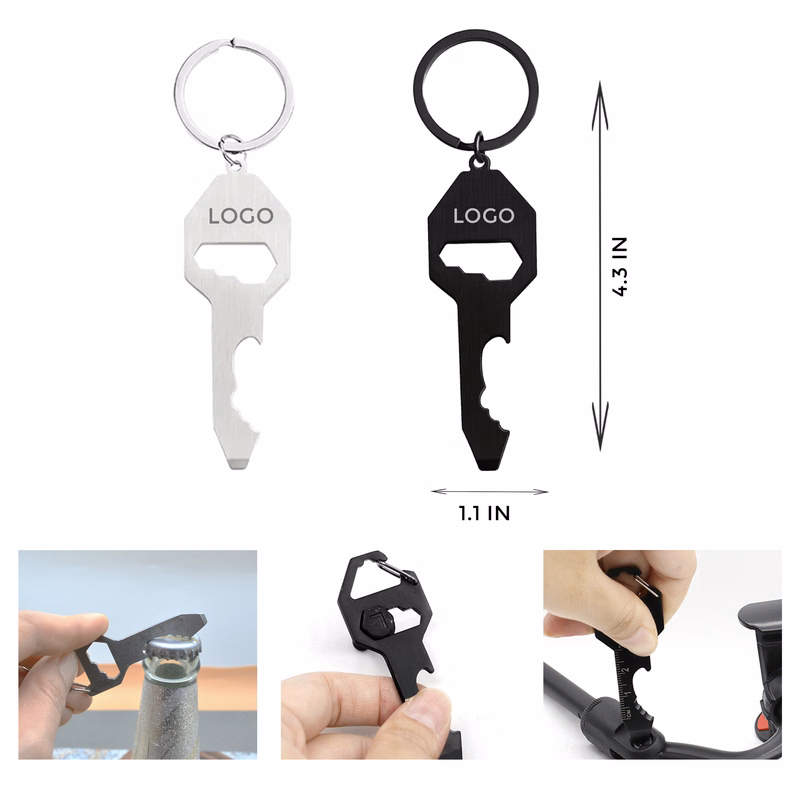 MOQ 10 PCS Stainless Steel Bottle Opener Keychain