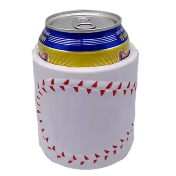 Custom Golf Can Sleeve with Stress-Relief Grip — Insulated Beverage Cooler Holder, custom koozie with logo imprint 1