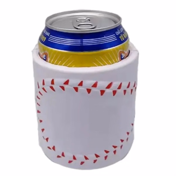 Custom Golf Can Sleeve with Stress-Relief Grip — Insulated Beverage Cooler Holder