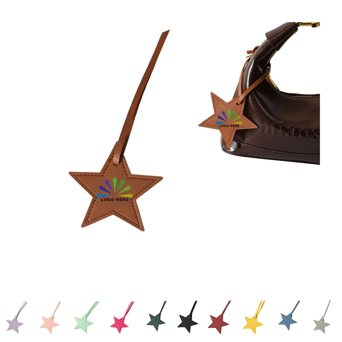Elegant Sparkling Star Pendant Charm 1