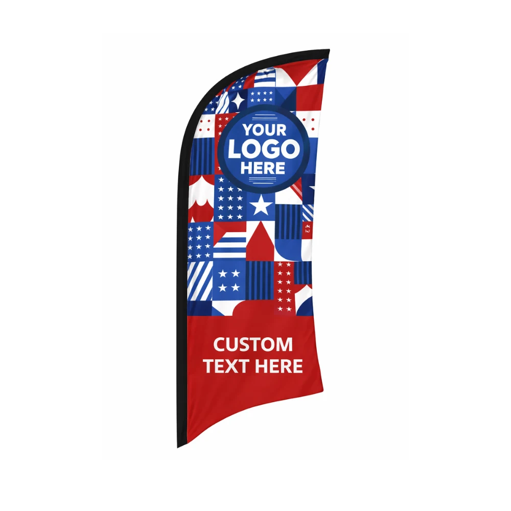 8' Shaped Flag 1