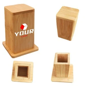 Bamboo Toothpick Holder Box 1