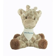 11" Loppy Giraffe with bandana and one color imprint 1