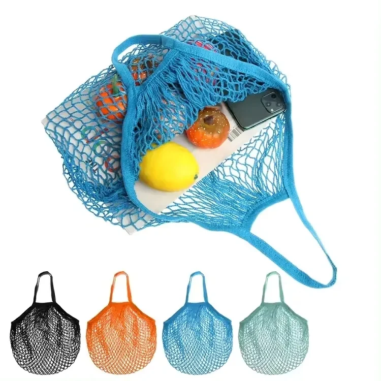 Cotton Net Tote Bag, custom tote bag with logo imprint 1